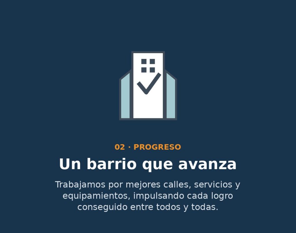 Un barrio que avanza